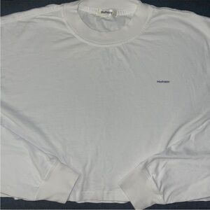 NWOT Madhappy cropped White Long Sleeve size large